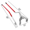 17.5" to 24" Tire Changer Mount Demount Tool Tools Tubeless Truck Bead Red