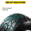 Go Kart Tires and Rims, 2pcs Rear Tires Rims, Go Cart Wheels and Tires 11"x6.0" Rear, HUB- Rim Fit Bolt Pattern 58 mm/2.28 inch with 3 Holes for Go Kart, Drift Trike, Buggy