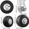Go Kart Wheels Go Kart Rain Tires Durable 2 Front And 2 Rear 10x4.50-5 11x6.0-5