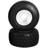 Go Kart Tires and Rims, 2pcs Front Tires Rims, Go Cart Wheels and Tires 10"x4.5" Front, HUB- Rim Fit Bolt Pattern 58 mm/2.28 inch with 3 Holes for Go Kart, Drift Trike, Buggy