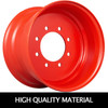 Skid Steer Wheel/Rim for Bobcat 742, 743, 751, 753, 763, 773 Red 16.5"X8.25"X8