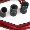 Red Turbo Intercooler Pipe Boot Kit CAC Tubes for 03-07 Ford 6.0L Powerstroke