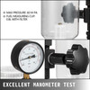 Diesel Injector Nozzle Tester Pop Pressure Quality Dual Scale Gauge W/filter