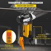 Electric Chain Hoist, 2200lbs Capacity Single Phase Crane Hoist, 1T Electric Chain Lift Hoist, 10ft Lift Height, 110V Overhead Chain Hoist with G80 Chain, Swivel Hook, Remote Control for Garage