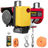 Electric Hoist, 1320LBS Electric Winch, Steel Electric Lift, 110V Electric Hoist with Wireless Remote Control