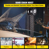Hand Chain Hoist, 2200 lbs /1 Ton Capacity Chain Block, 10ft/3m Lift Manual Hand Chain Block, Manual Hoist w/Industrial-Grade Steel Construction for Lifting Good in Transport & Workshop, Black