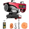 660LBS Electric Hoist With Wireless Remote Control & Single/Double Slings Electric Winch, Steel Electric Lift, 110V Electric Hoist For Lifting In Factories, Warehouses, Construction Site