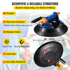 Stone Seam Setter, 8" Ratcheting Seam Setter, Adjustable Suction Cup Seam Setter, Professional Countertop Installation Tool 203 mm, for Seam Joining & Leveling of Granite, Stone, Marble, Slab