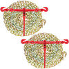 Chain and Binder Kit 5/16in-3/8in, Ratchet Load Binders 6600lbs Working Strength, Ratchet Binders and Chains, 5/16in x 10ft Chains w/ G70 Hooks, for Truck, Tie Down, Hauling, Towing