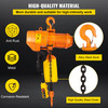 1 PHASE Industrial Electric Chain Hoist  110V 1/2 Ton G80 Chain