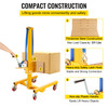 Manual Winch Stacker, 9.4" - 72" Height Range, 19.7" Length x 15.7" Width Platform, Steel Lite Load Lift Winch, Hand Winch Lift Truck, 331 lbs Capacity Material Lift for Shipping Facilities