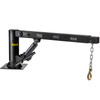 Davit Crane, 1100lbs Pickup Truck Crane, 360Ã¸Swivel Design, Hydraulic Crane Hoist Telescopic Hoist Crane for Truck, Crane Hitch for Lifting Goods in Construction, Factory, and Transport