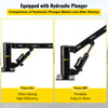 Davit Crane 1000lbs Pickup Truck Crane 360øSwivel Design, Hydraulic Crane Hoist Telescopic Hoist Crane for Truck, Crane Hitch for Lifting Goods in Construction, Forestry, Factory, and Transport