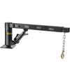 Davit Crane 1000lbs Pickup Truck Crane 360øSwivel Design, Hydraulic Crane Hoist Telescopic Hoist Crane for Truck, Crane Hitch for Lifting Goods in Construction, Forestry, Factory, and Transport