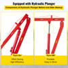 Davit Crane, 2000lbs Pickup Truck Crane, 360°Swivel Design, Hydraulic Crane Hoist Telescopic Hoist Crane for Truck, Crane Hitch for Lifting Goods in Construction, Factory, and Transport