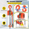 6600lbs 5ft Ratcheting Lever Block Chain Hoist Come Along Puller Pulley