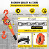 6600lbs 5ft Ratcheting Lever Block Chain Hoist Come Along Puller Pulley