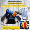 12'' Vacuum Suction Cup Glass Lifter 330lbs Load w/ Metal Handle