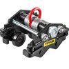 Manual Trolley, 2200 LBS/1 Ton Load Capacity Beam Trolley, 1.6"-3.5" Adjustable Width Push Beam, Track Roller Trolley with Dual Wheels Garage Hoist for Straight Curved I Beam