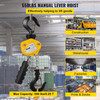 Mini Lever Hoist Chain Block 550lbs 5ft Versatile Construction Posts