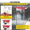 Electric Wire Cable Hoist Winch Crane Lift 1320LBS with 6.6ft Control Cord