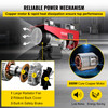 Electric Hoist, 880LBS Electric Winch, Steel Electric Lift, 110V Electric Hoist with Remote Control & Single/Double Slings for Lifting in Factories, Warehouses, Construction Site, Mine Filed