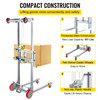 Manual Winch Stacker Material Lift 63" Max Height 551 lbs Capacity Lift