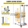 Manual Winch Stacker Material Lift 63" Max Height 551 lbs Capacity Lift