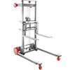Manual Winch Stacker Material Lift 63" Max Height 551 lbs Capacity Lift