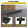 Rubber Threshold Ramp, 1.5" Rise Threshold Ramp Doorway, Recycled Rubber Power Threshold Ramp Rated 2200Lbs Load Capacity, Non-Slip Surface Rubber Solid Threshold Ramp for Wheelchair and Scooter