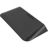 Rubber Threshold Ramp, 3" Rise Threshold Ramp Doorway, Recycled Rubber Power Threshold Ramp Rated 2200 Lbs Load Capacity, Non-Slip Surface Rubber Solid Threshold Ramp for Wheelchair and Scooter