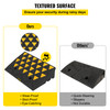 Heavy Duty Rubber Curb Ramp for Material Handling Transport Dolly
