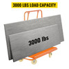 3000lbs Drywall Cart Dolly Handling Sheetrock Sheet Panel Service Cart