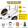 Beach Fishing Cart Fish & Marine Carts w/
Balloon Tires for Sand 265lbs