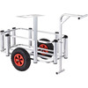Beach Fishing Cart Fish & Marine Carts w/
Balloon Tires for Sand 265lbs