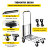 Folding
Hand Cart 330 lb Capacity Dolly Truck w/ 4 Wheels Luggage Trolley