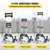 Stair Climbing Cart Folding Hand Truck 15.4" x 10.6" Portable Trolley