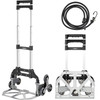 Stair Climbing Cart Folding Hand Truck 15.4" x 10.6" Portable Trolley