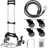 Stair Climbing Cart Folding Hand Truck 15.4" x 10.6" Portable Trolley