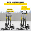 Stair Climbing Cart 460lbs Capacity, Portable Folding Trolley with 5Inch Wheels, Stair Climber Hand Truck with Adjustable Handle for Pulling, All Terrain Heavy Duty Dolly Cart for Stairs