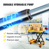 Hydraulic Lift Table Cart, 600lbs Capacity Hydraulic Scissor Cart, 28.5" Lifting Height Scissor Lift Table, Single Scissor Lift Cart w/Foot Pump, 32.1''x19.7'' Table Size, for Freight Lifting