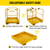 36"x36" Forklift Safety Cage Work Platform Lift Basket Aerial Fence Rails