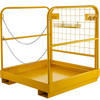 36"x36" Forklift Safety Cage Work Platform Lift Basket Aerial Fence Rails