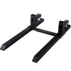 Clamp On Pallet Forks Loader Bucket 4000lbs Capacity 43" Skidsteer Tractor Chain