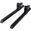 Clamp On Pallet Forks Loader Bucket 4000lbs Capacity 43" Skidsteer Tractor Chain