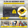 Heavy Machine Dolly Skate Roller Machinery  Mover With 360-Degree  Rotation Cap