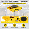 Heavy Machine Dolly Skate Roller Machinery  Mover With 360-Degree  Rotation Cap