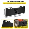3/8" Top Bar Thick 1/4"Thick Skid Steer Bobcat Plate Quick Tach Attachment Mount Plate