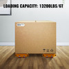 4pcs Machinery Mover, 6T Machinery Skate Dolly, 13200lbs Machinery Moving Skate, Machinery Mover Skate w/ 360Ã¸ Rotation Cap and 4 Rollers, Heavy Duty Industrial Moving Equipment, Yellow