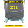 Premium Auto Heavy Duty 55 Gallon Drum Dolly Up To 23-5/8" Diameter
